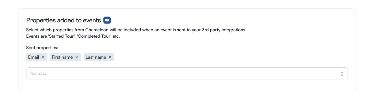 Chameleon Integrations Page